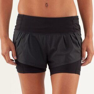 Lululemon Black Run: Speed Squad Short Size 6